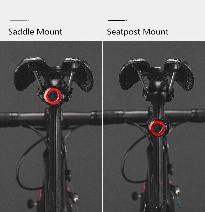 Bicycle Tail Light Q3 Smart Sensor Brake Light Night Riding Warning Light