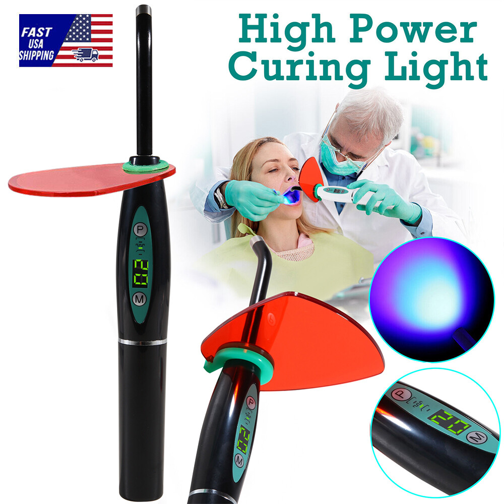 New UV Dental Wireless LED Curing Light Cure Lamp Curing Machine