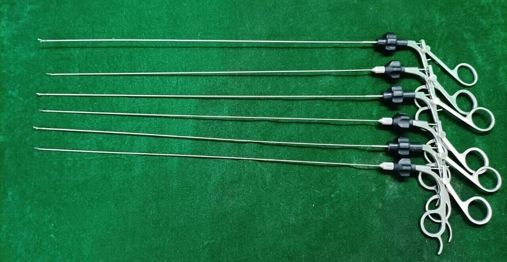 6pc Hysteroscopy Semi Rigid Scissor