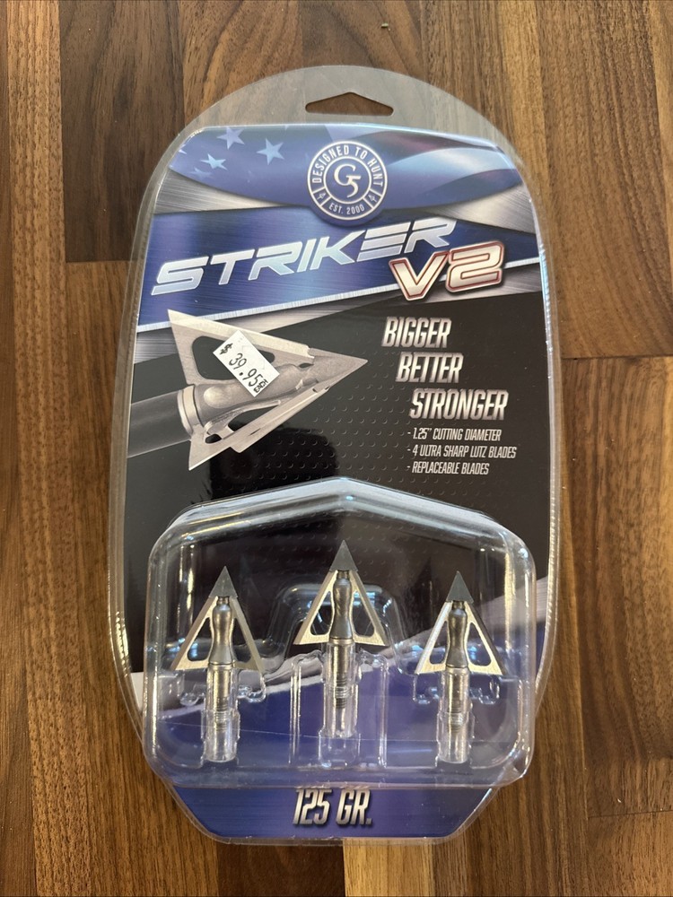 G5 Striker V2 125 Grain Broadhead - 3 Pack