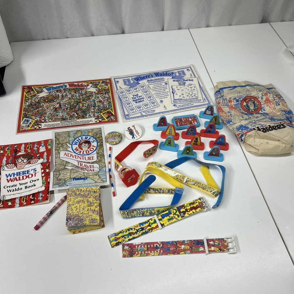 VTG 90’s Where’s Waldo Mixed Collection Lot