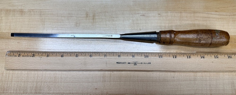 Winsted Edge Tool Works Socket Chisel Gouge Buck Brothers Handle
