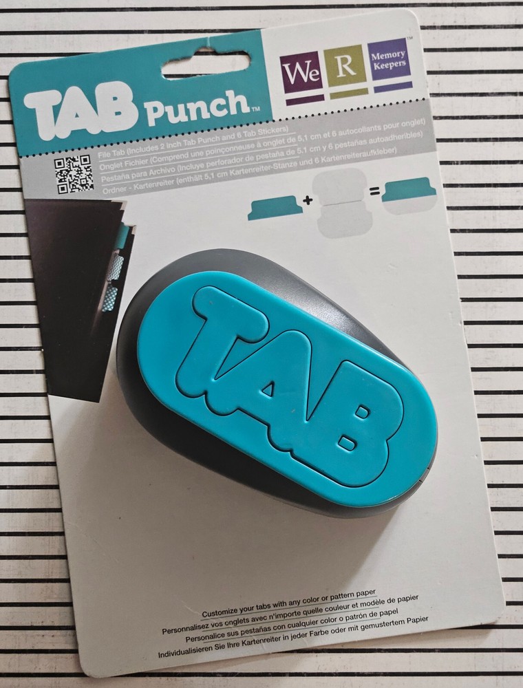 We R Memory Keepers TABP-71312 Tab Punch-File, 2" Used