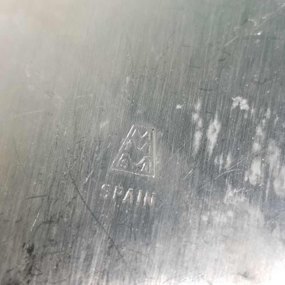 Aluminum Decorative Serving Dish Bread Tray Spain