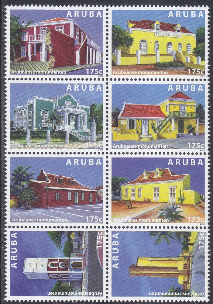 Arubu Issue 2015 (840-847) Monuments