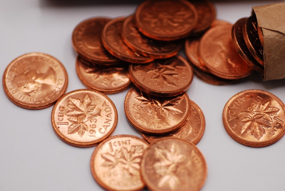 1963 Canada Penny ROLL (50 coins) - UNCIRCULATED