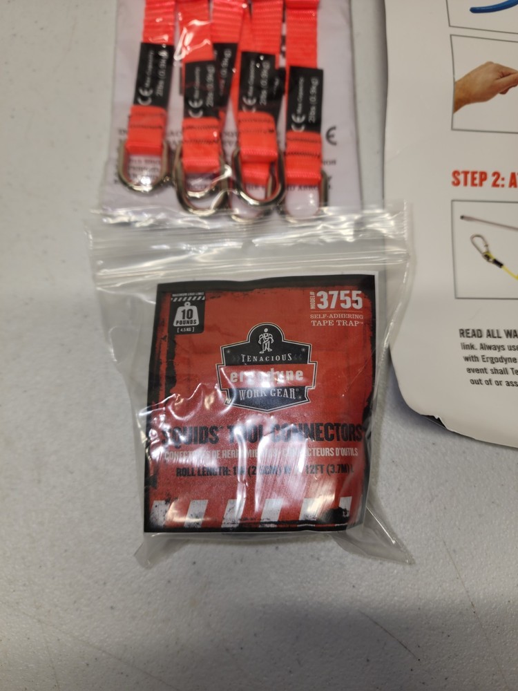 Ergodyne Tether Kit- Squids 3180 Tool Tethering Kit - 2lbs