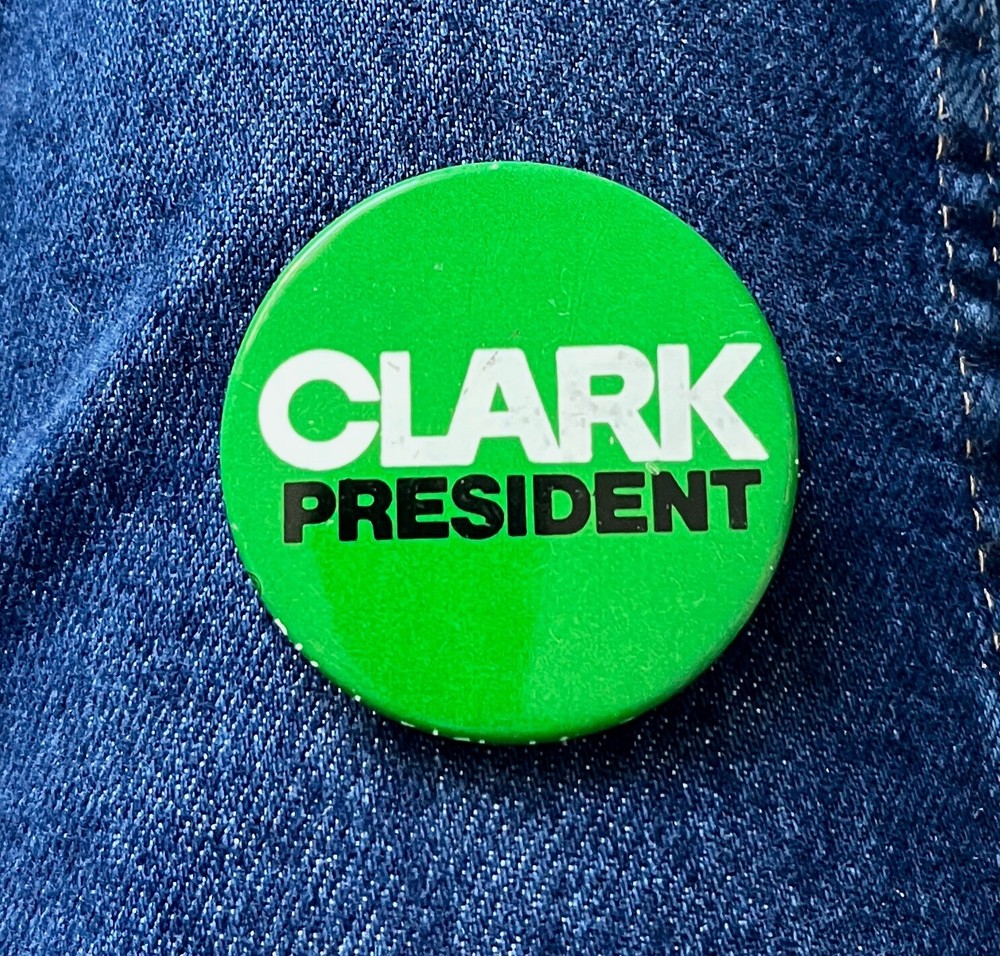 Ed Clark For President 1 15/16" Cello Political