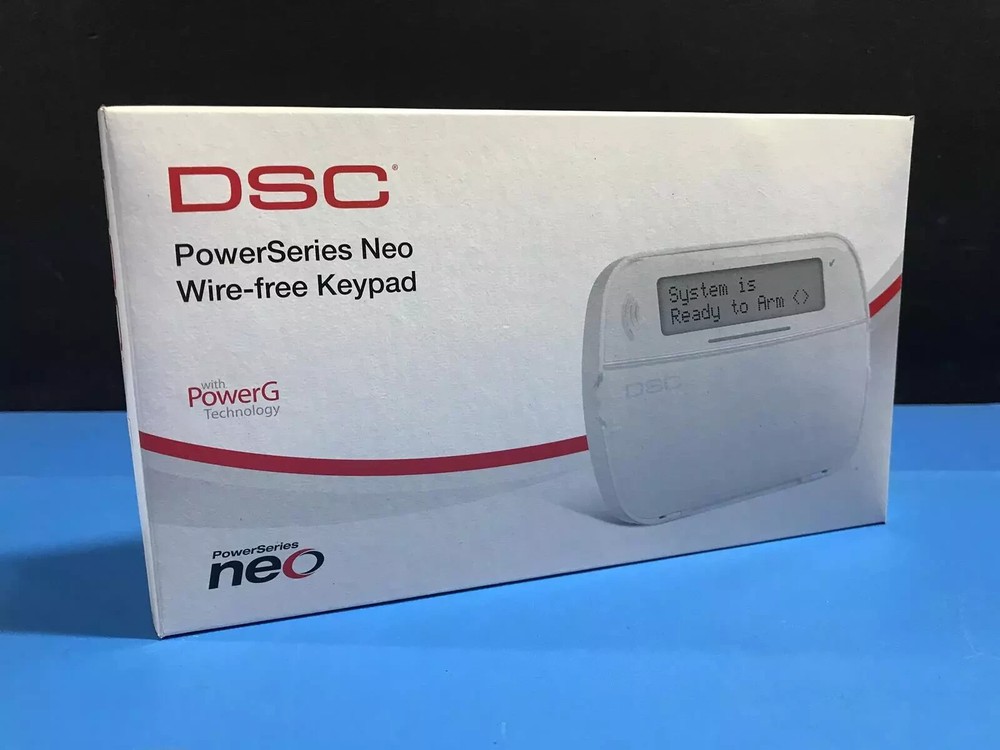 DSC PowerSeries Neo Full Message LCD 2-Way Wire-Free Keypad - HS2LCDWFPV4 NOS