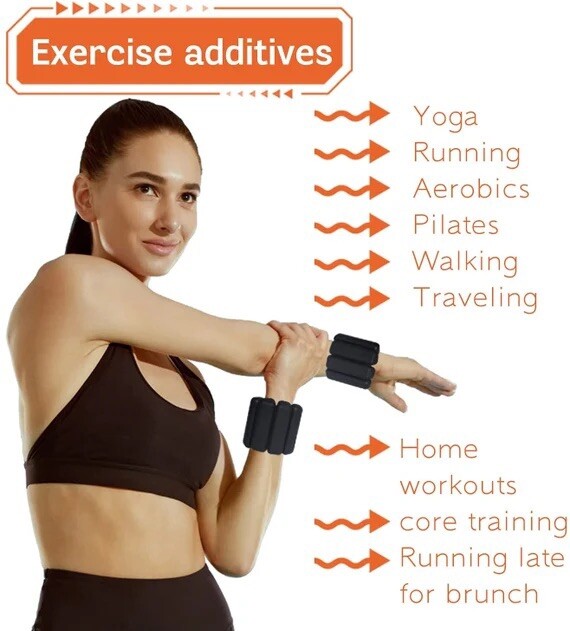4lb Set Of Adjustable Wrist/Ankle Weights
