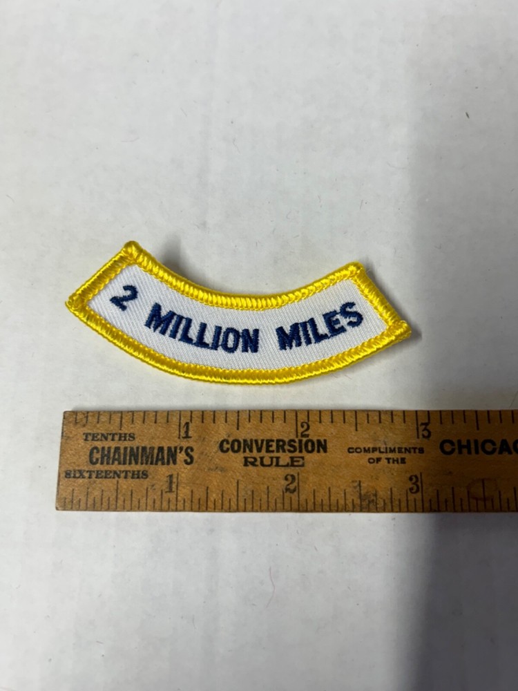 Vintage Tom's Peanuts Cloth Patch 2 Million Miles
