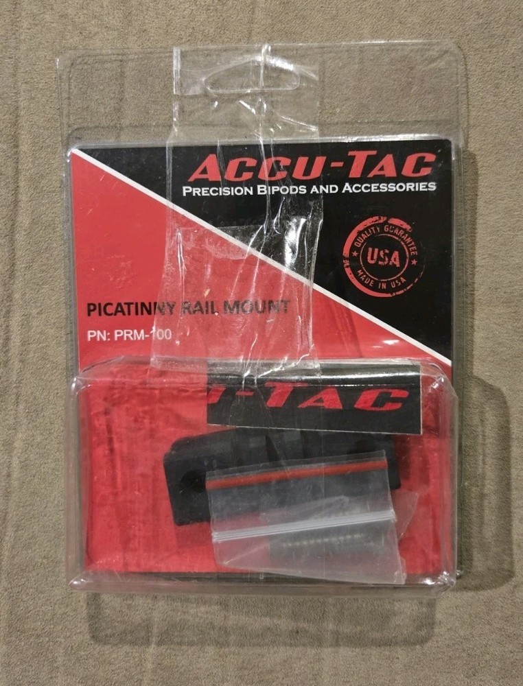 Accu-Tac Picatinny Rail Mount PRM100 New open pkg.