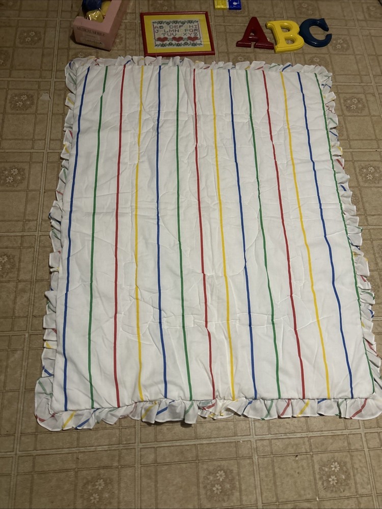 Vintage Lamb And Ivy And Duck Bedding Set/ Wall Hangs