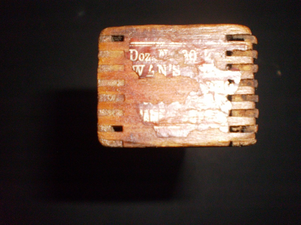 Swan's Ship Auger Bits Slide Lid Box Worn Label With Antique Drafting Tools