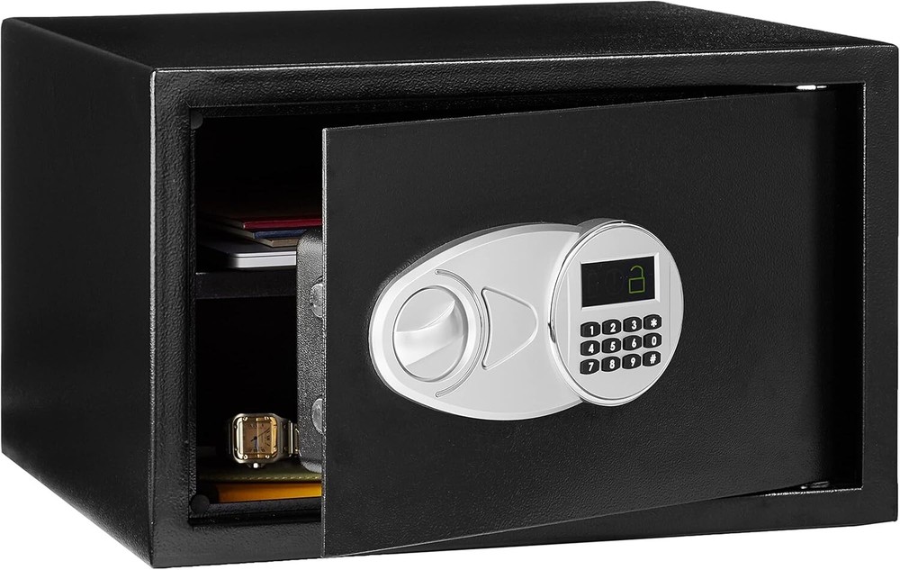 Amazon Basics Steel Security Safe with Programmable, OPEN BOX