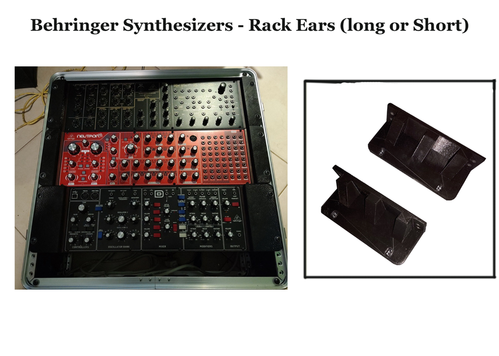 Rack Ears (2-Pack) for Behringer Synthesizers (70HP or 80HP)