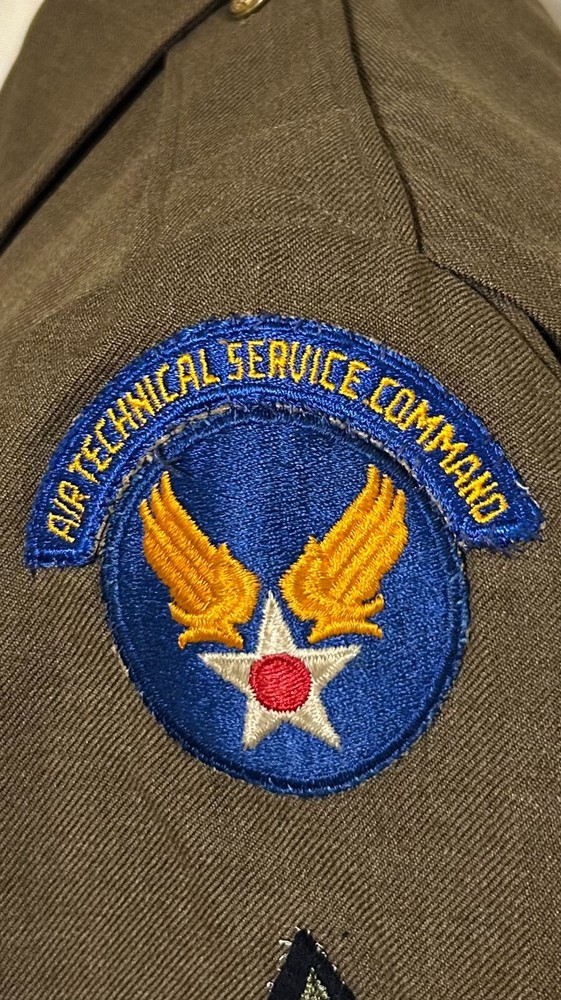 WWII Named ATSC Air Technical Service Command Service Coat / Uniform