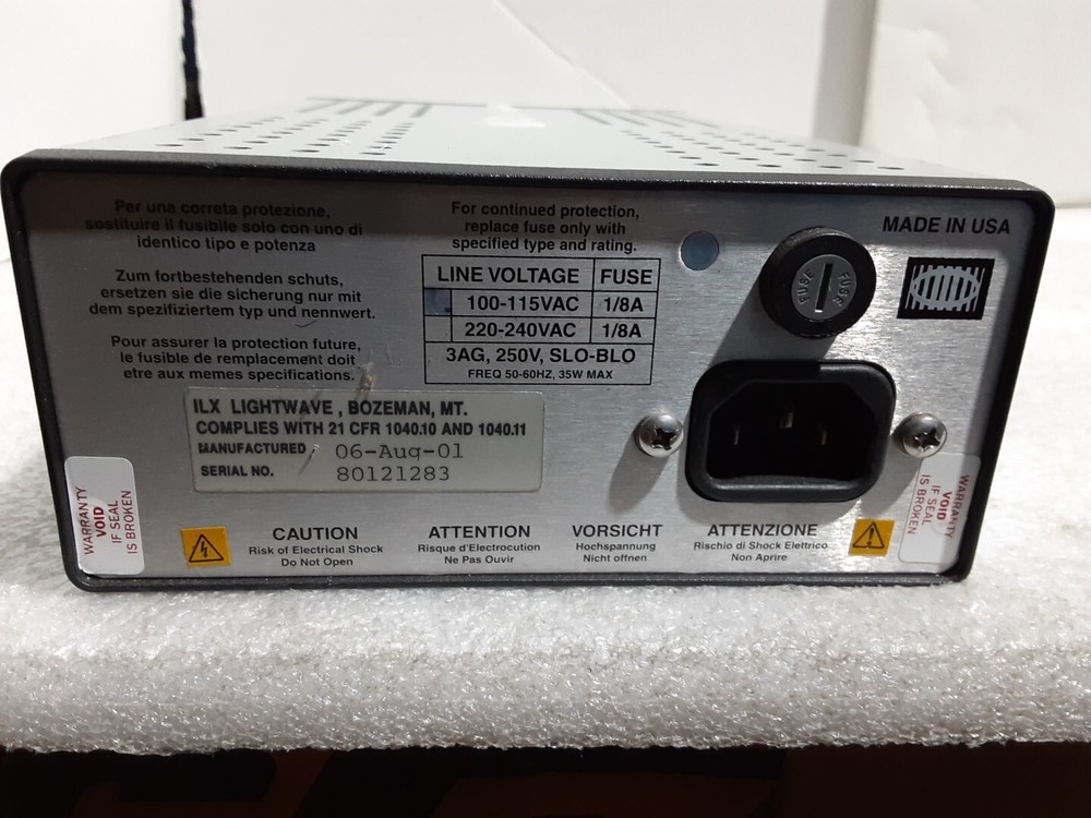 ILX Lightwave MPS-8012 Fiber Optic Source