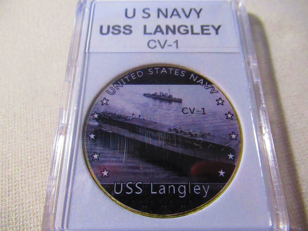 US NAVY - USS Langley (CV-1) Challenge Coin
