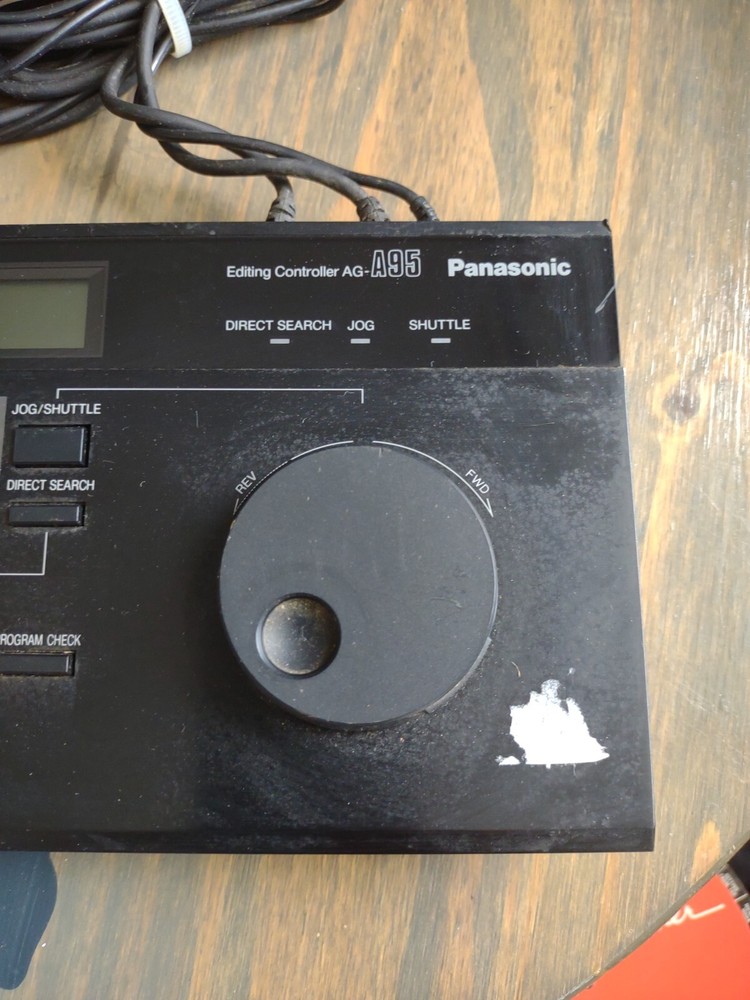 Panasonic AG-A95 Handheld Wired Editing Controller Vintage Hardware 6 Prong
