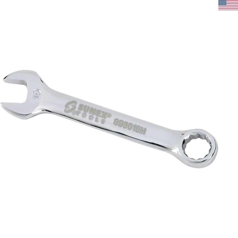 Sunex 993010m 10-Mm Stubby Combination Wrench