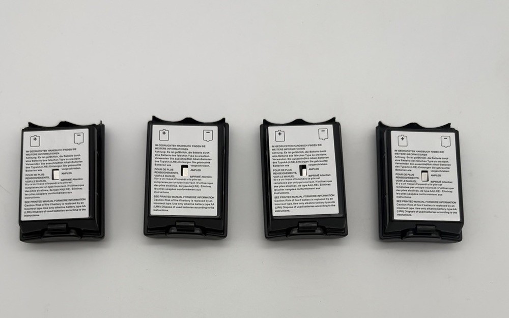4pcs AA Battery Back Cover Case Shell Pack For Xbox 360 Wireless Controller