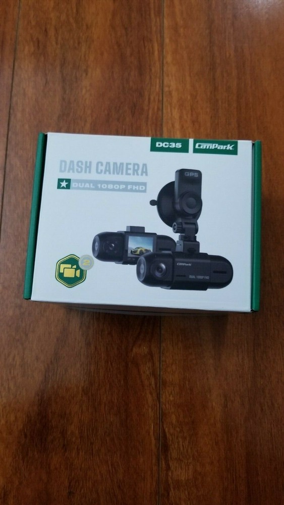 Campark  DC35 Dual 1080p FHD Dash Camera