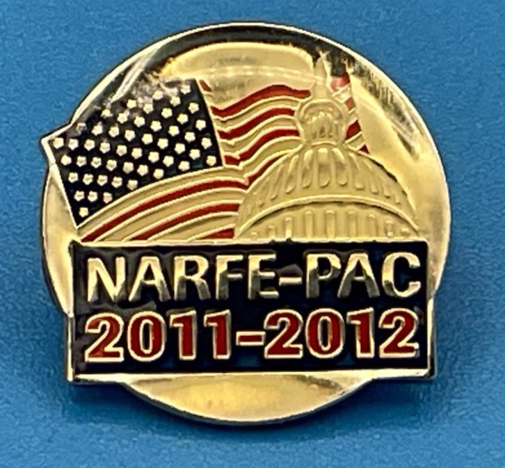 NARFE PAC 2011-2012 Pin NICE Fast Free Shipping!