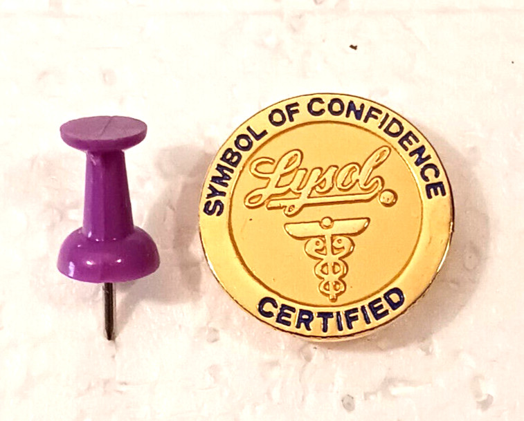 Lysol Promo Pin