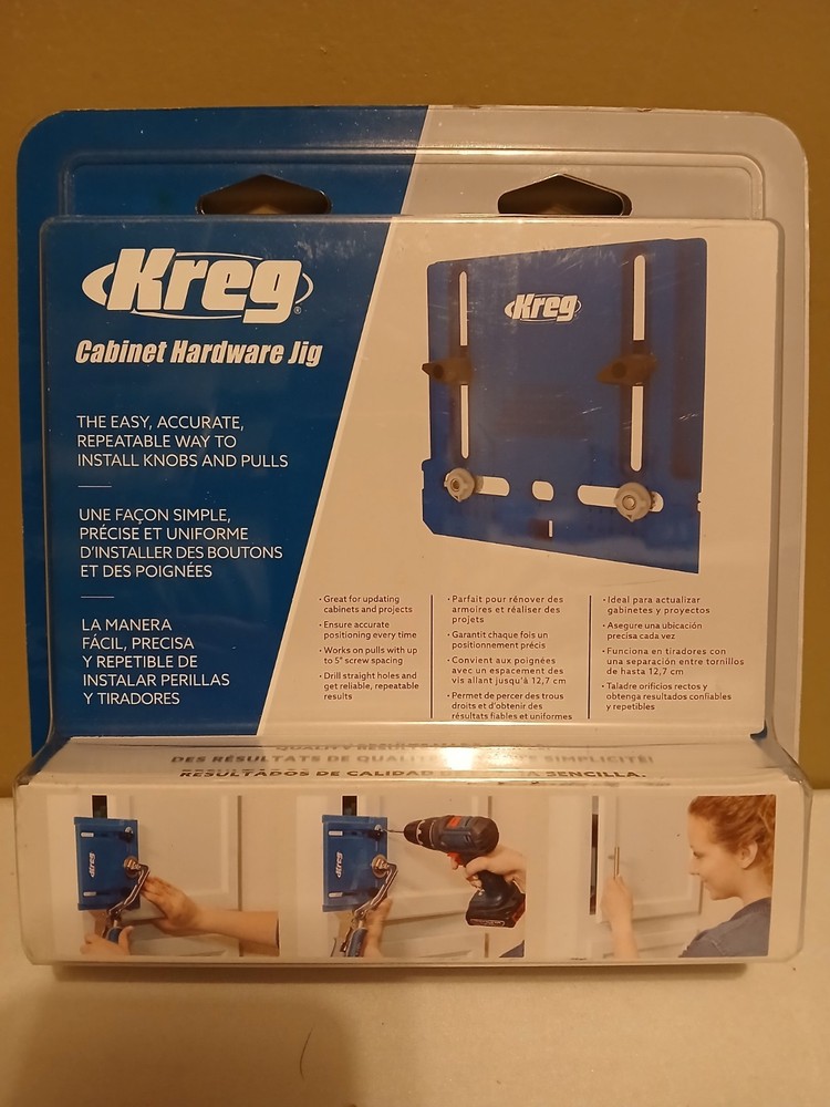 NEW KREG KHI-PULL Cabinet Hardware Jig