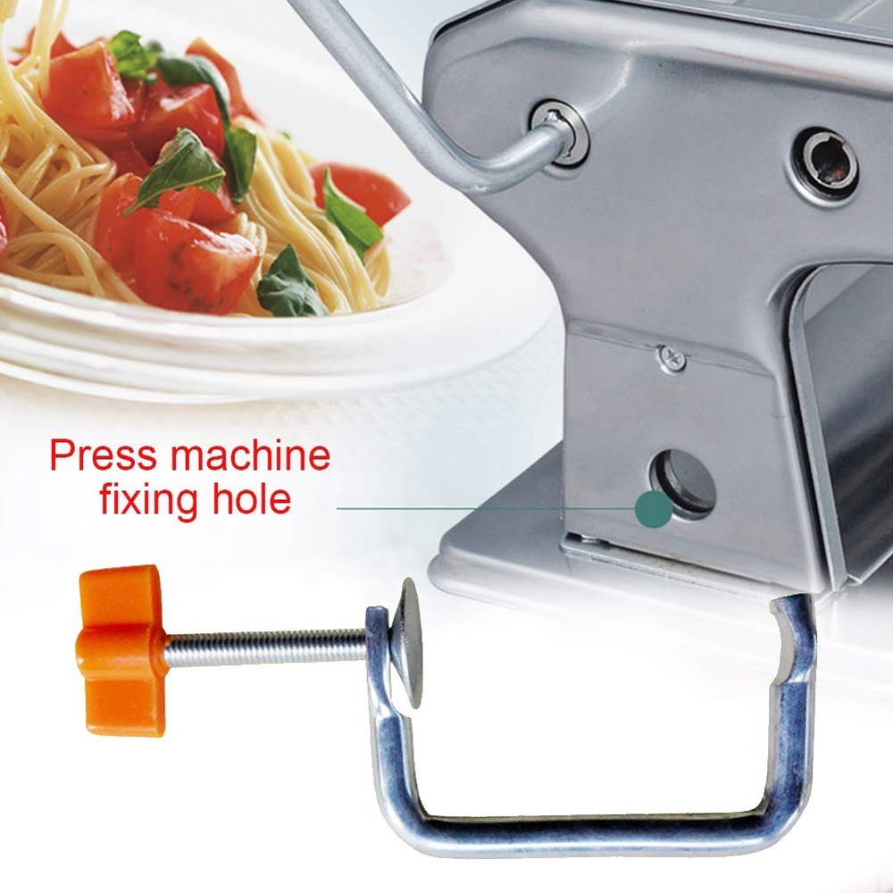 Pasta Machine Replacement Handle/Table Clamp,Pasta Holding Clip, Orange