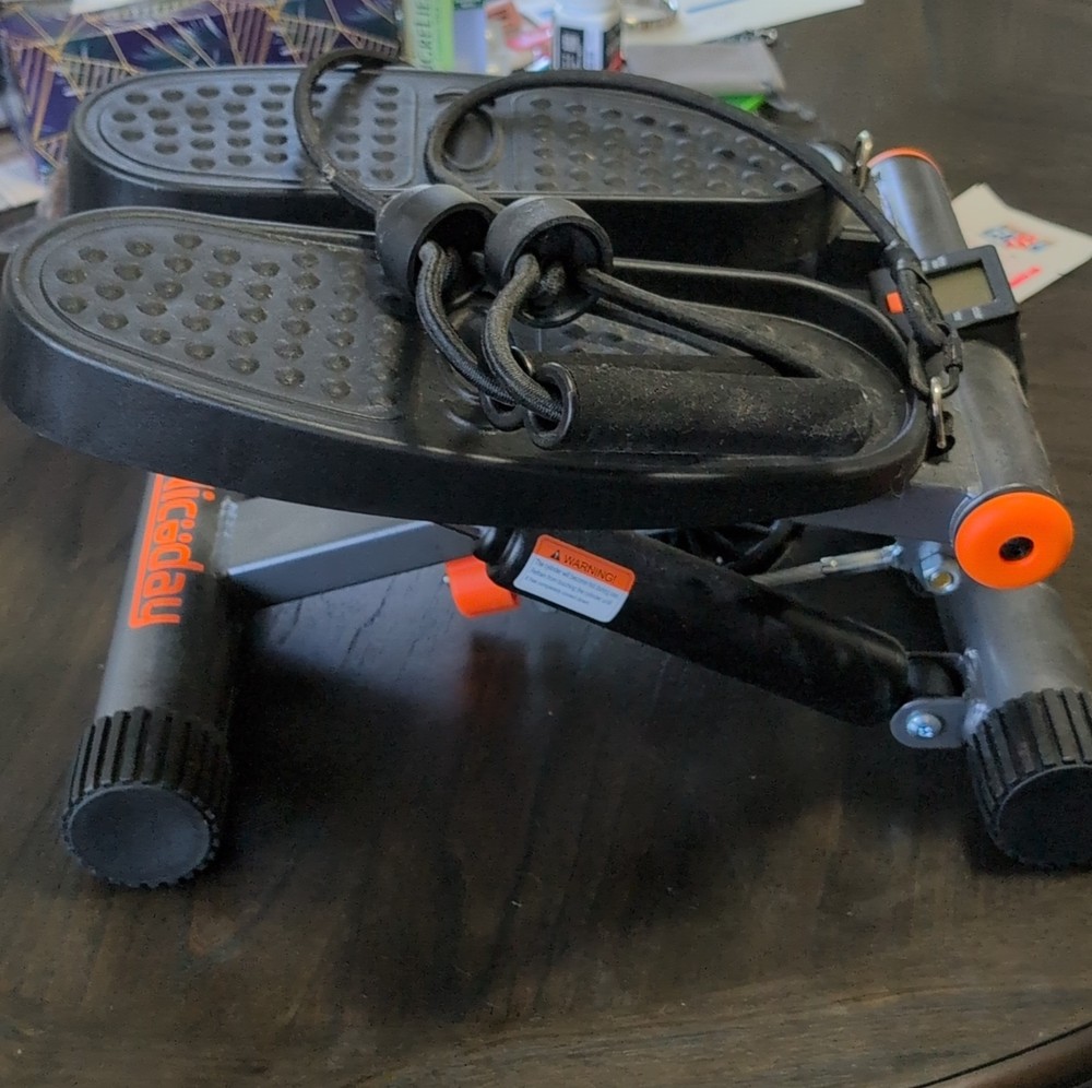 Niceday Mini Stepper with Resistance Bands, LCD Display, Adjustable Resistance