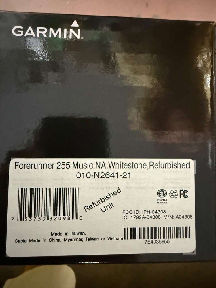 Garmin Forerunner 255 Music GPS Watch - Whitestone