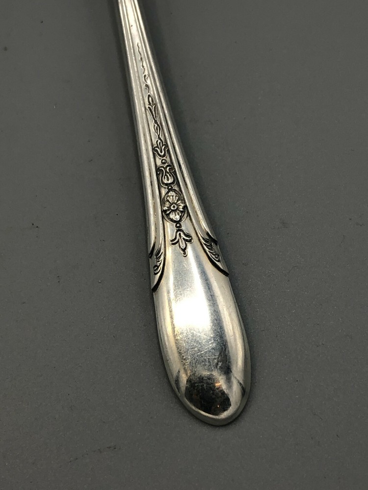 Symphony Chased by Towle Sterling Silver Cold Meat Fork 8"