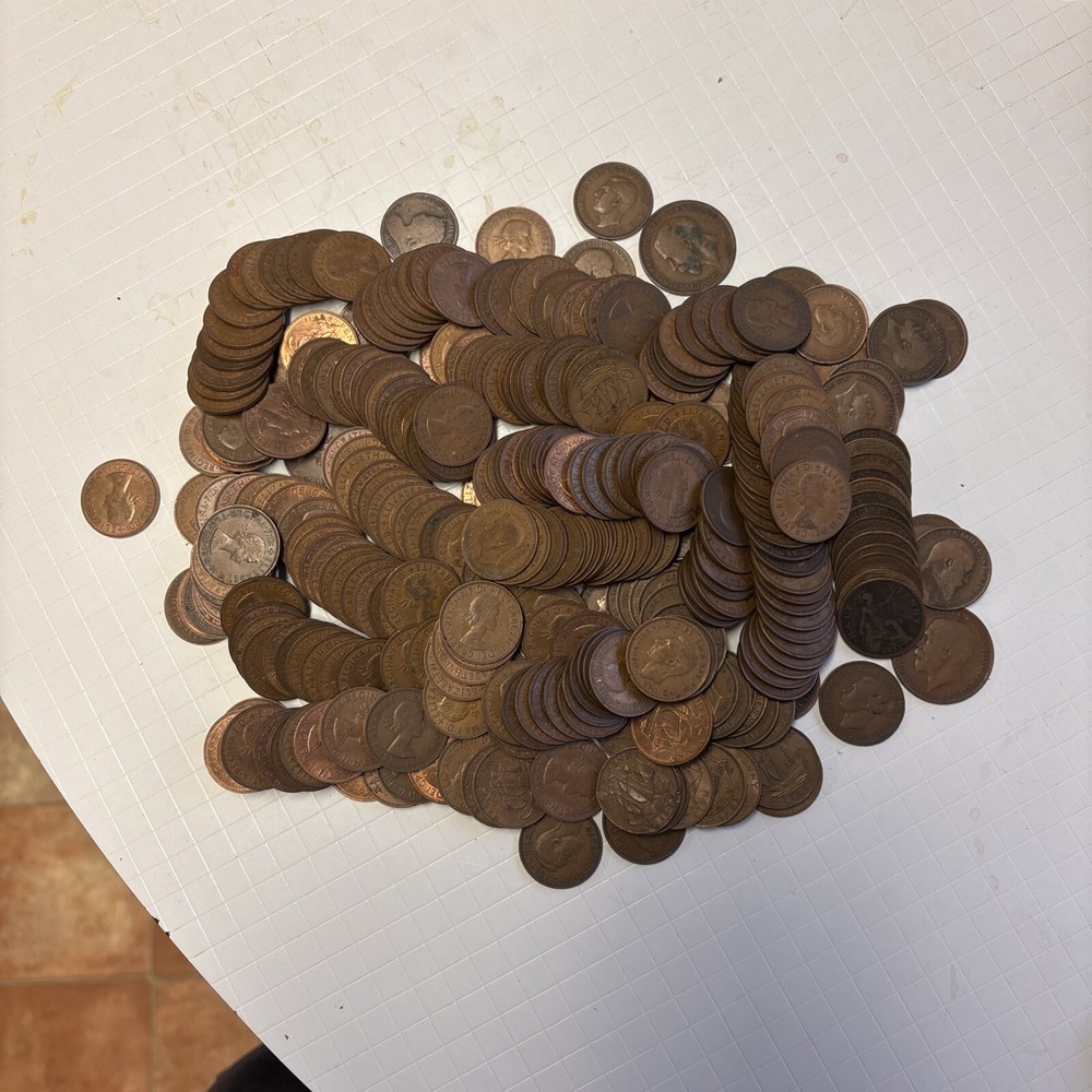 325 old pre decimal copper coins