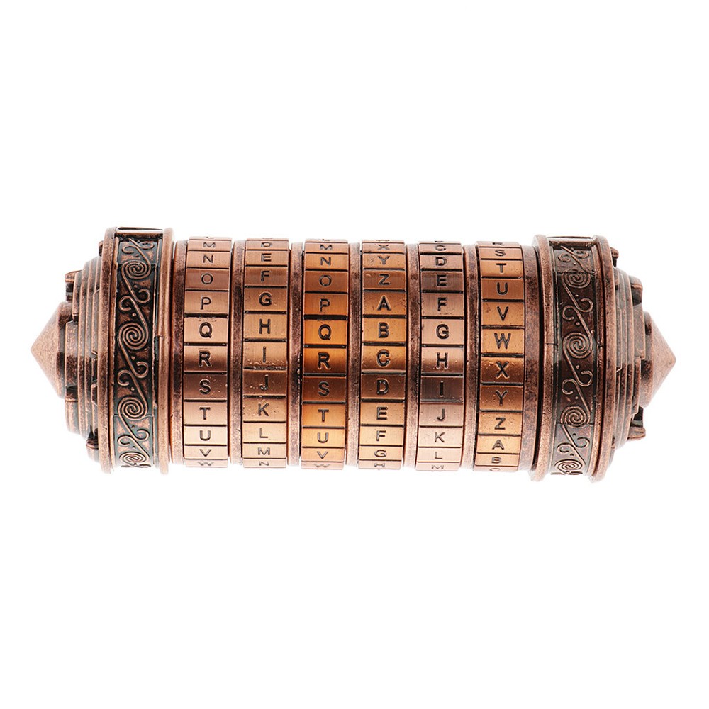 Lock Code Metal Box Birthday Gift Letter Escape Password Room Bronze