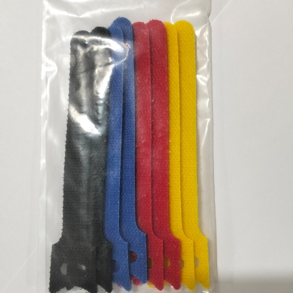 8 pcs Adjustable Releasable Reusable Hook And Loop Cable Ties Cable Tidy Strap