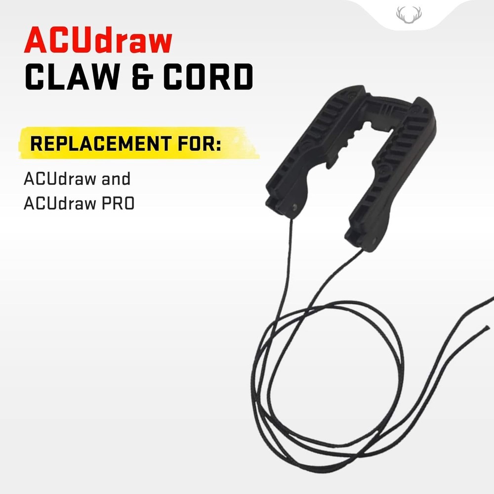 Replacement ACUDraw Claw & Draw Cord - Easy Cocking, Less Bowstring Wear