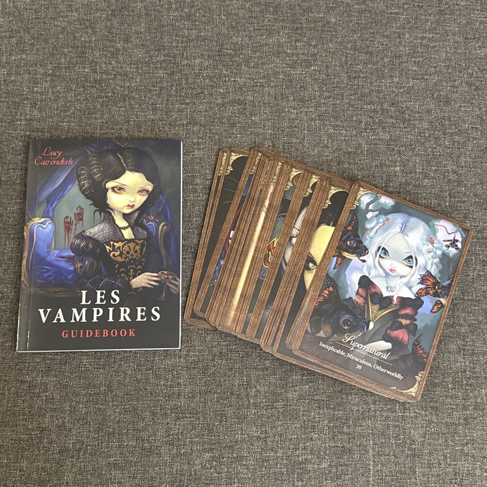 Les Vampires Oracle Cards by Lucy Cavendish Authentic-Complete!