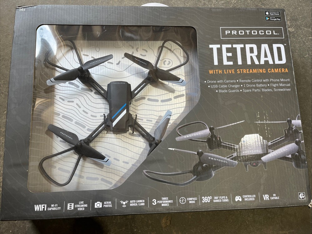 Tetrad Drone with Live Streaming Camera