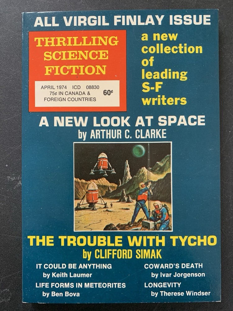 Thrilling Science Fiction Pulp Apr 1974 VF Copy