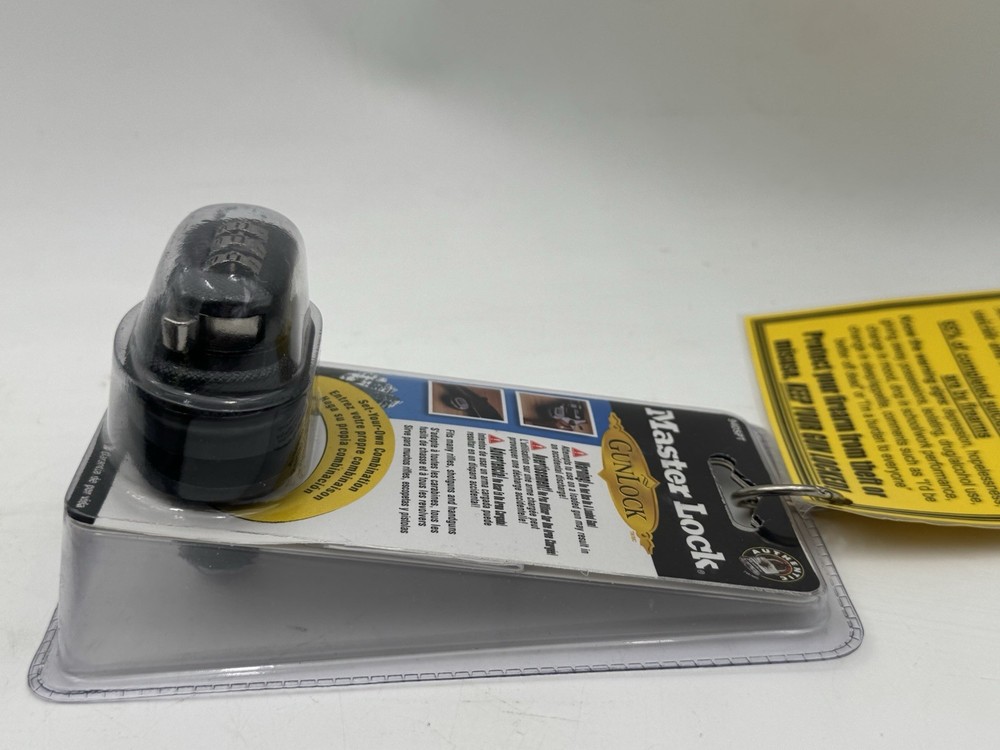 NEW Master Lock 94DSPT MasterLock Trigger Gun Lock Combination Black