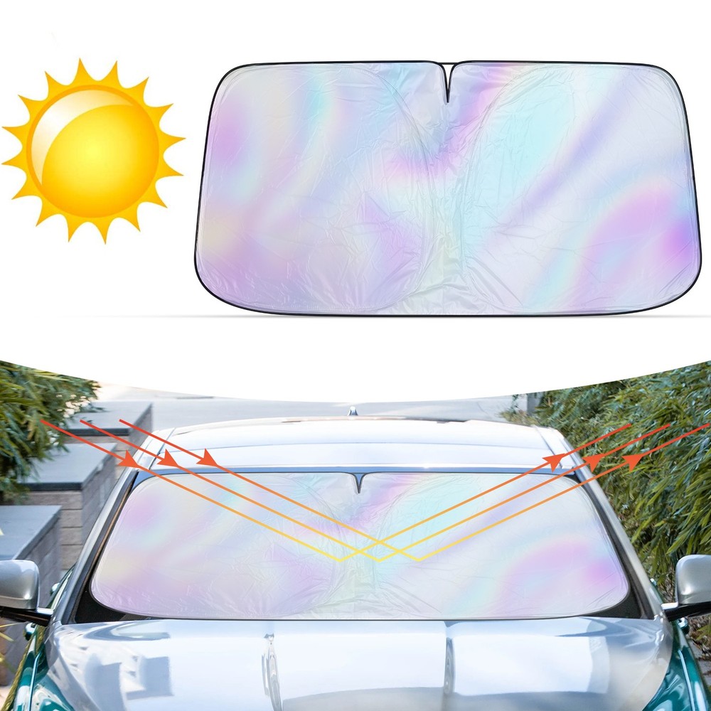 Foldable Car Windshield Sun Shade Visor Auto Front Window UV Block Shield Cover