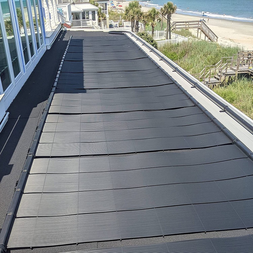 Industrial Grade Solar Pool Heater Panel - Advanced High-Wind Mounting Security