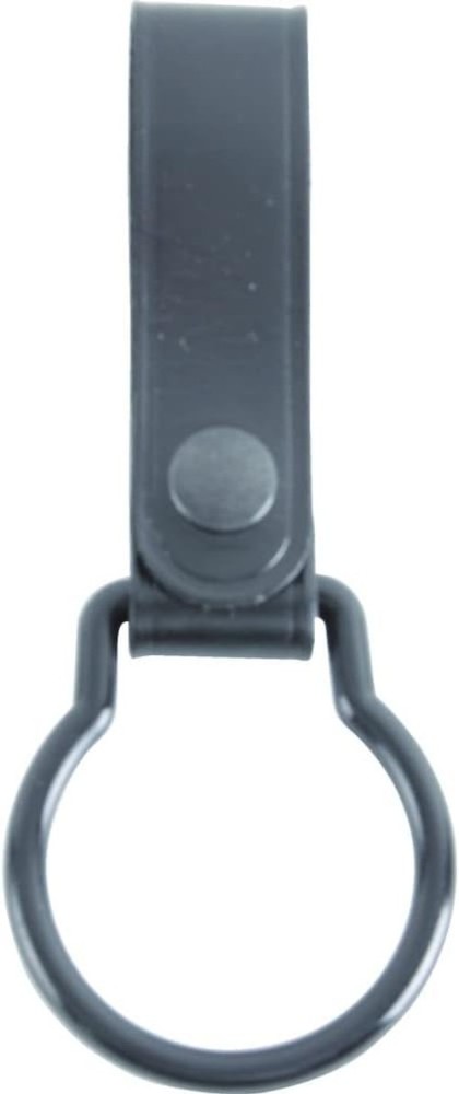 Black Plain Leather Belt Holder for D-Cell Flashlight