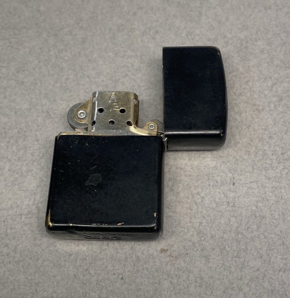 Black Zippo Pocket Lighter Engraved JMS