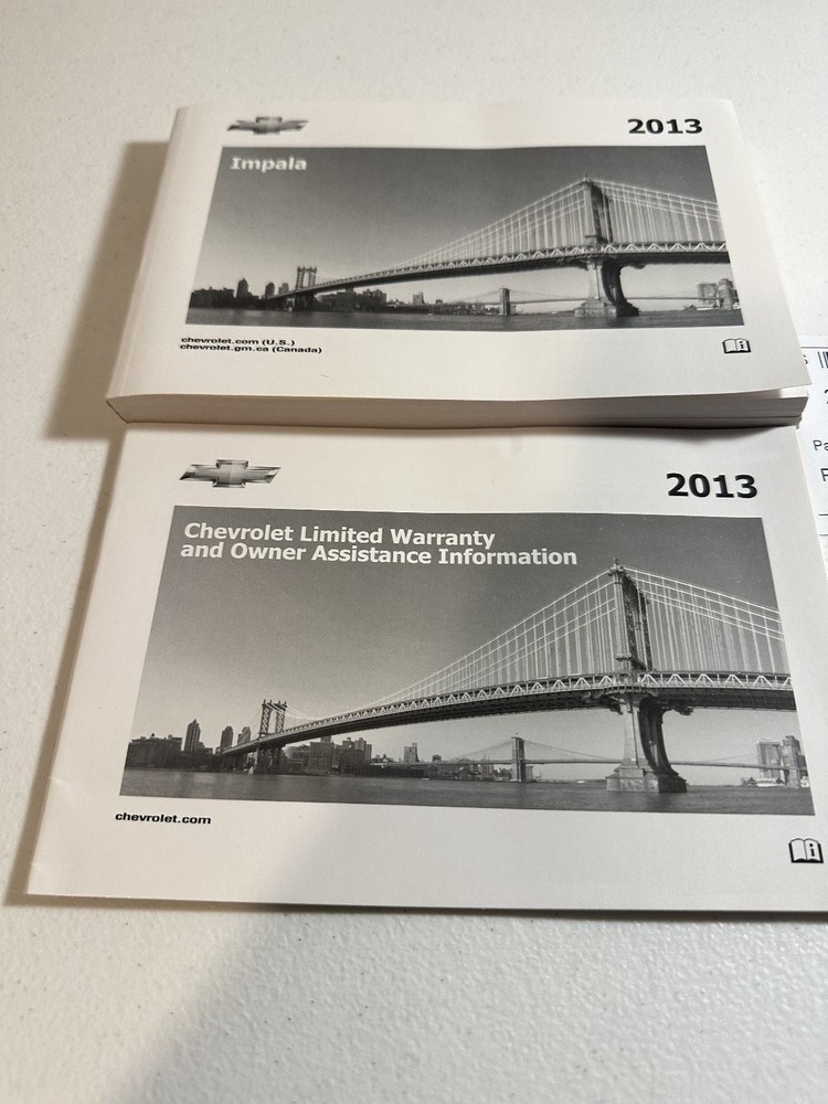 2013 Chevrolet Impala Owner's Manual Set