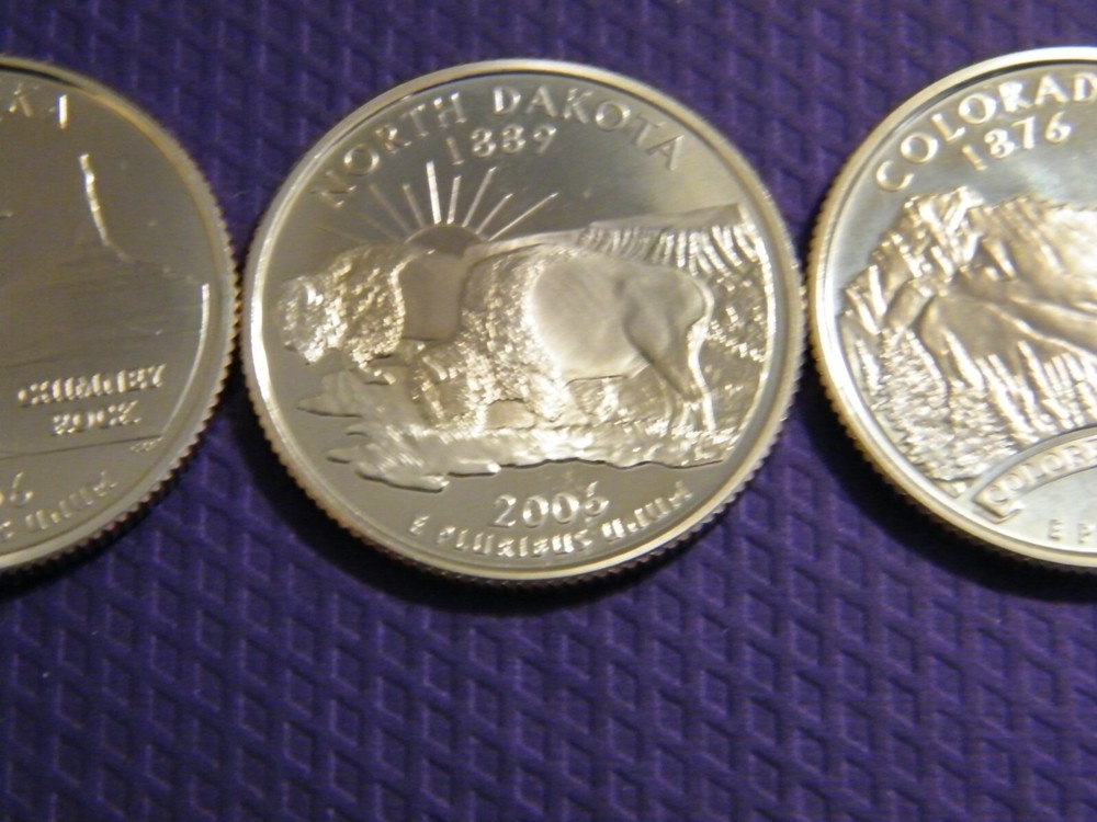 1999-2009 S -40 Different Proof State Quarters Clad Roll some toning Read below