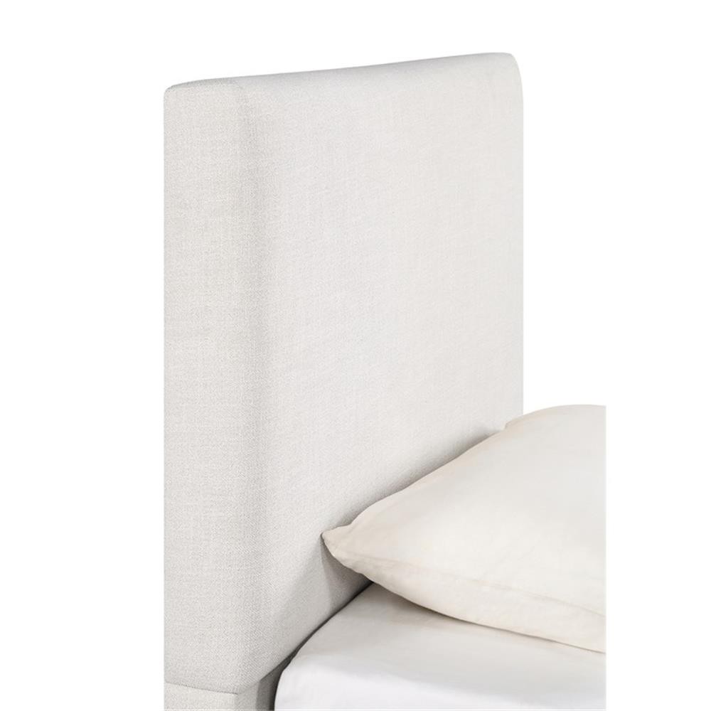 Pirro Upholstered Twin Panel Headboard Sand