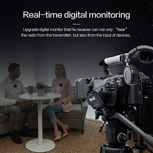 G2A2 Pro Microphone, Wireless Lavalier Microphone, 200m (656 ft) Range, 8